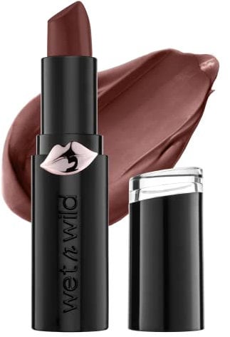 wet n wild Mega Last Matte Lip Color, Semi Matte Hyaluronic Acid Infused, Long Lasting Full Coverage for a Nourishing Pout, Cruelty Free & Vegan - Cinnamon Spice