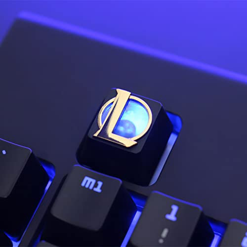 Kashasin Keycaps for Mechanical Keyboard Game LOL Custom Gaming Metal Keycap for Cherry MX Switches with Keycap Puller - Fits Most Keyboards