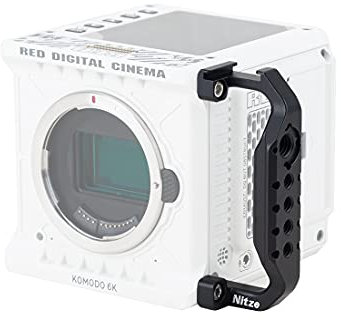 Nitze Kamerakäfig NATO-Schienen-Montageplatte Seitengriff Griff kompatibel mit Komodo Red 6K Digital (T-R01L Linker Seitengriff)