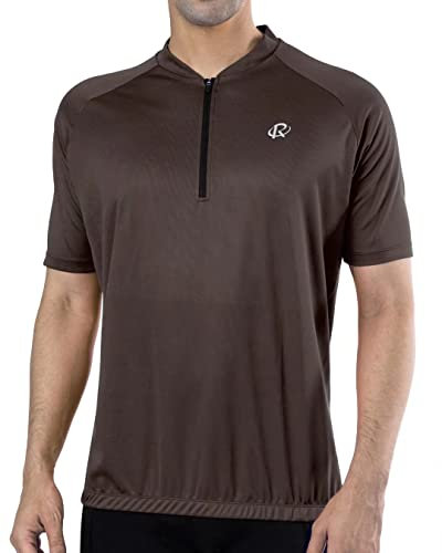 ROTTO Radtrikot Herren Fahrradtrikot Kurzarm MTB Rennrad Trikot Mit 1/4-Reißverschluss Einfarbige Serie