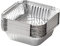 F Fityle Bol de Cuisson friteuse à air boîte en Fer Blanc doublures de friteuse à air Carton de Papier d'aluminium pour Plateaux de Gril, 16CM