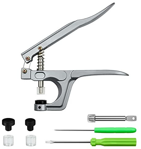 Schnappzange zum Basteln von Kleidung, Handzange, Werkzeug für Druckknöpfe, kein Nähen, Druckknopf, Druckknopf, Pressbefestiger, Stanzer für T3, T5, T8 Druckknöpfe