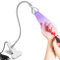 Lampe UV Sèche Ongles, 3W Lampe de Polymérisation de Colle Professionnel avec Tête Ajustable, Lampe de Colle UV Ultraviolette pour Convient pour la Manucure Doigts Secs, Argent