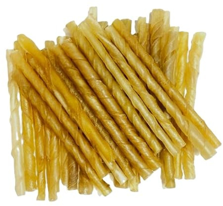 Maltbys' Stores 100x 9-10mm Rawhide Twists Dog Treat Chews [LODC]