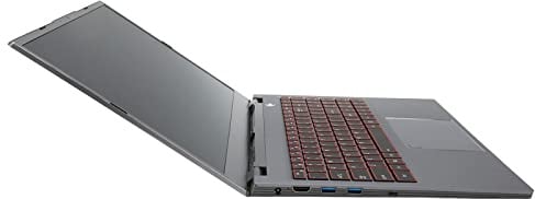 PC Portátil, 16 GB de RAM, 128 GB de ROM, Ultrafino para Procesador Celeron I7 de 9.ª Generación, Desbloqueo de Huellas Dactilares, Pantalla FHD de 15,6 Pulgadas, Portátil Inclinable para