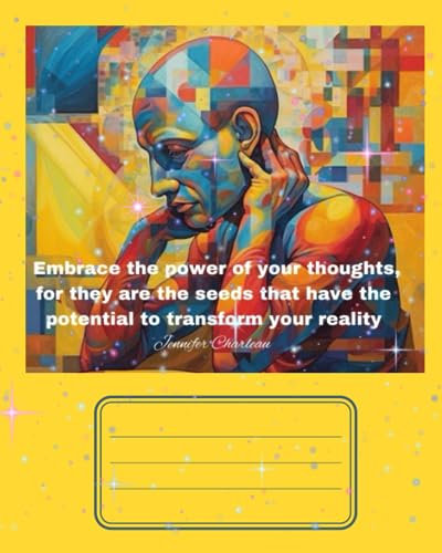 THE COLORFUL THINKER NOTEBOOK: Soft Cover Lined 8'x10' (100 pages)