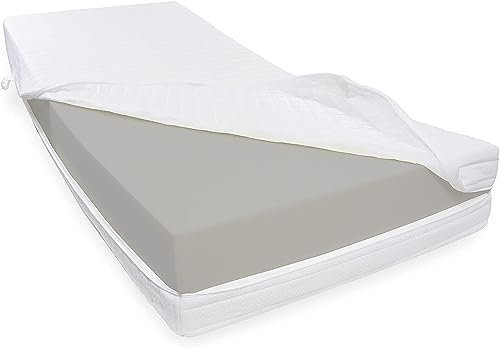 Dibapur® RH5 Kaltschaummatratze (RG40) SEHR FEST bis ca. 180 Kg Doppeltuchbezug Gesamthöhe ca. 25 cm (140 x 200 cm)