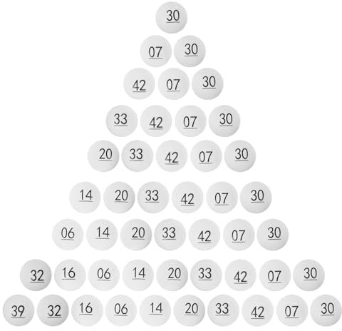 GANAZONO 50Pcs Boules De Tombola Numéros 1-50 Boules De Bingo Petites Boules en Plastique Numérotées Jeux Rond Distributeur Automatique Capsules Boules De Jeu Accessoires pour Soirée De