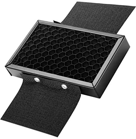 PartyKindom Honeycomb Grid Flash Diffuser for Speedlight Photography Accessory Honeycomb Diffuser