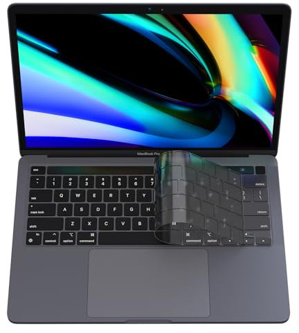 Soonjet TypeMaster Keyboard Cover for MacBook Pro 13 inch M2 2023, 2022, 2021 2020 M1 A2338 A2289 A2251&Compatible with MacBook Pro 16 2020 2019 A2141 Touch ID Protective Skin