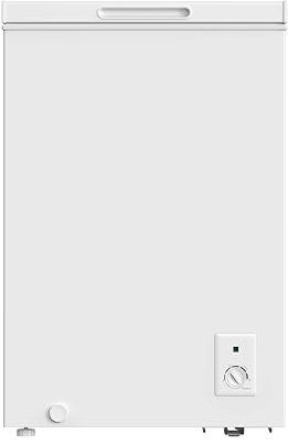 aro Congelador horizontal CF990, 99 L, 1 cesta incluida, termostato regulable, clase energética F, descongelación manual, blanco