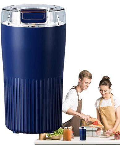 Macinacaffè elettrico - Macinacaffè automatico piccolo, macinacaffè domestico ad alta potenza da 200 W | Smerigliatrice silenziosa multifunzionale Smerigliatrice veloce per fagioli, cereali, noci