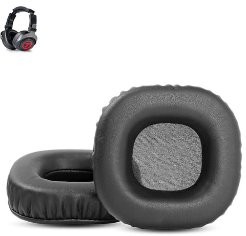 XRHTONG HiFi Ersatz-Ohrpolster kompatibel mit Teufel Turn HiFi Wireless Kopfhörern Ohrpolster-Kissen (Proteinleder/Gedächtnisschaumstoff)