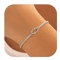Finrezio 14K Knot Armband Silber Armbänder für Damen Paare Geschenke Armband Zierliche Schlange Kette Einstellbare Gold Schmuck Geschenke für Damen Herren für Ehemann Ehefrau Freund Freundin