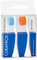 Curaprox Hydrosonic Sensitive Bürstenköpfe für Schallzahnbürste, Duo-Pack, blau/orange