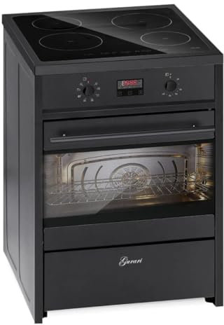 GURARI GCH E 612 BL Induktions Standherd 60 cm, Induktion, Schwarz, Range Coocker