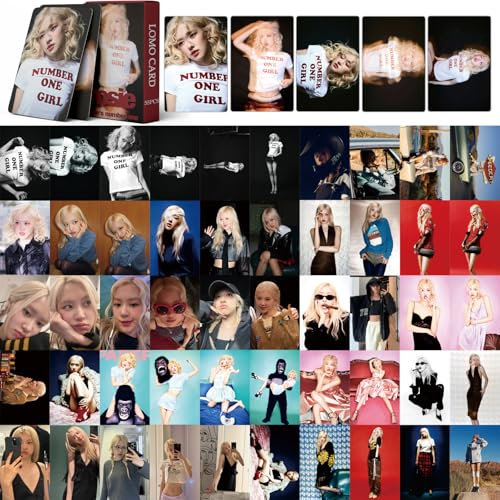 Nevstop Rosa Fotokarten, Blindkarten, Rosa < Nummer One Girl > Neue Albumkarten BP Kpop Photocard für Fans: 55 Stück, K-Pop Fanartikel - Photokarten, Karte