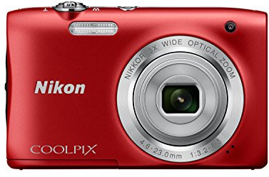 Nikon Coolpix S2900 Camera Red (Renewed)