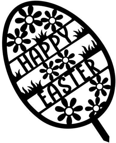 POPETPOP Easter Egg Stake Yard Sign Easter Decor Garden Stake Yard Decor Outdoor