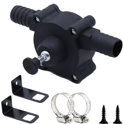 VZU Mini pompa di perforazione elettrica, pompa per avvitatore a batteria, pompa per trapano, pompa dell'acqua, pompa autoadescante a mano, con velocità di pompaggio rapida per casa e giardino
