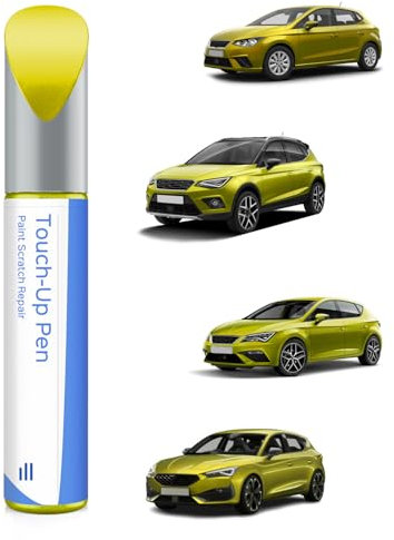 PARTS4EV LS1T Amarillo Citrus/vert amarillocitrus Peinture de retouche pour Seat Correspondance exacte des rayures et des écaillages