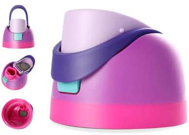 AOWVUTS Replacement Lid for Owala Freesip One Button Water Bottle Top Lid Compatible with Owala Cup 16oz 24oz 32oz 40oz One-Touch Water Bottle Top Cap BPA-Free Leakproof Replacement Accessory (Purple)