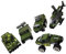 Warmhm 5 Pièces Mini Voitures de Pompier Alliage de Modèles de Véhicules Miniatures pour Amusants et Portables pour Décoration Collections