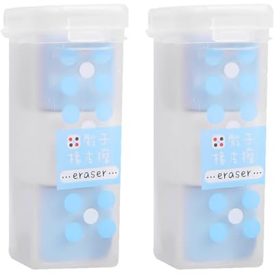 Bunte kubische Radiergummis, bunte Würfel, Radiergummi, für Kinder, Spiele, Belohnungen, Weihnachten, Party, Gastgeschenk, Büroangestellte, 6 Stück