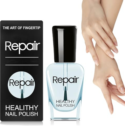 Nail Care Strengthener Treatment - Nail Polish Strengthener Ridge Filling for Damaged and Weak Nails - Nail Hardener Extra Strong and Growth Smoothing Serum - Clear Polish Base Coat for Adult Kids