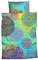 sister s. Baumwoll-Satin Bettwäsche Eivissa blau grün 155 x 220 cm Mandalas Ornamente absolut hip Bettwäsche-Set Regenbogenfarben