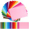 Naler 200 pcs Papier de Soie coloré, 20 Couleurs Assorties A4 Taille GSM Papier pour Artisanat, Papeterie de Bureau, décoration de fête Bricolage Cadeau Décorations de la Fête