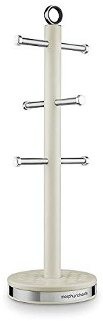 Morphy Richards 978058 Dimensions 6 Cup Mug Tree, Ivory Cream