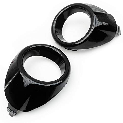 Underground Parts F-FS-55PR Nebelscheinwerfer-Abdeckung, glänzend, Schwarz, 1 Paar
