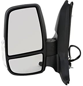 Johns, Außenspiegel links Fahrerseite, schwarz, kompatibel zu Ford Transit 13 08/13-