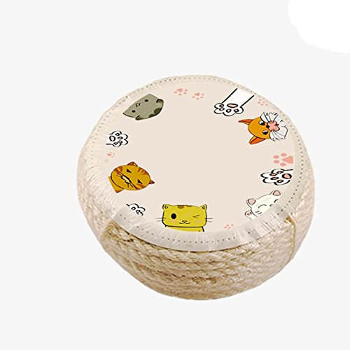 Egurs Corde en sisal naturel pour arbre à chat - Accessoires pour arbre à chat - Corde en sisal naturel - Décoration de jardin - Accessoires pour chat - Blanc - 8 mm x 25 m