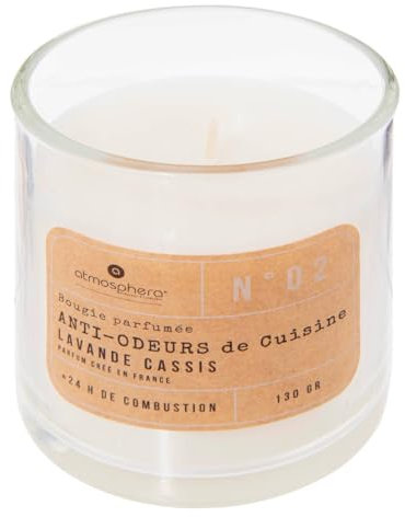 Atmosphera - Vela perfumada antiolor de cocina 130g