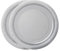 WedDecor Piatti rotondi da dessert usa e getta da 23 cm, colore argento, per picnic, matrimoni, barbecue, compleanni, anniversari, baby shower ed eventi natalizi, confezione da 16