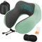 Eono Neck Pillow Memory Foam, Travel Pillow for Neck, Comfortable Neck and Head Support Pillow for Plane Cars Trains Office, Soft Flight Travel Cushion for Sleeping