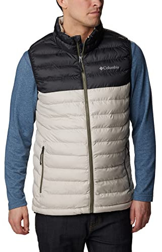 Columbia Powder Lite Vest, Gilet Uomo, Dark Stone/Shark, M