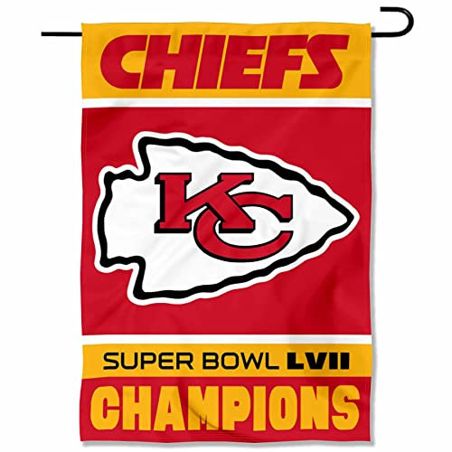 Kansas City Chiefs Super Bowl Champions 2023 2022 LVII doppelseitige Gartenbanner Flagge