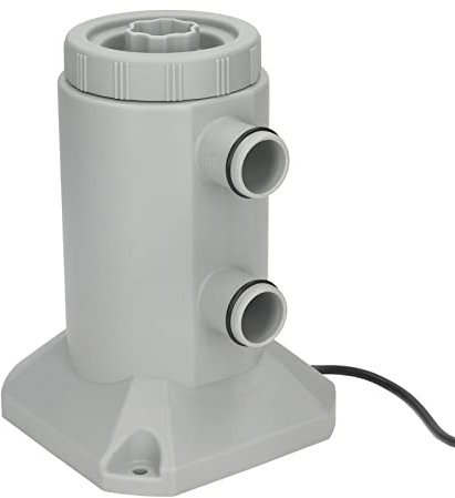 Bomba de Filtro de Cartucho, 2000L/H 75W Bomba de Filtro de Piscina sobre el Suelo de Gran Flujo, Bomba de Cartucho de Filtro de Piscina Silenciosa a Prueba de Agua Fácil de