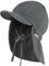 Sterntaler Schirmmütze Nacken Musselin - Unisex Mütze aus Baumwoll Musselin (Bio) - UV-Schutz 50+ Sonnenhut mit Nackenschutz - Baby- und Kinder Sommer Kopfbedeckung zum Binden - mattgrün, Größe 51