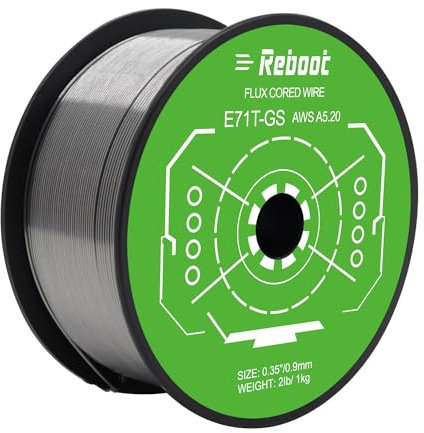 0.9MM 1KG Flux-Cored E71T-GS Welding Wire for MIG Welders, Gasless Self-Shielded Welding Wire for Carbon Steel and Mild Steel