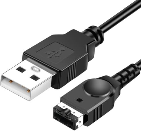AXFEE 1 Stück Ladekabel für DS, 3.9FT 1.2m USB Ladekabel Power Ladegerät Cord Lead Adapter, GBA SP Ladegerät USB Kabel, Lade Kabel, Kompatibel mit NDS GBASP, DS Game Boy Advance SP