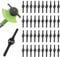 UILYNIU 40 Pezzi Lame per Tagliaerba Lame di Ricambio in Plastica per Giardino Nero Lame Tosaerba Sostituzione per Trim Veloce Switchblades Tosaerba Adatto Tosaerba 3 in 1 (40 Pezzi)