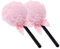 FRCOLOR 8 Stk Puderquaste Make-up-puffs Für Puder Pulver Dreieckiger Make-up-puff Gesichtsausschlag Make-up-puder Für Das Gesicht Make-up-dreieckquaste Foundation-puff Lange Haare Rosa