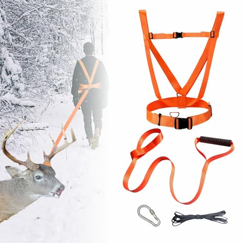 Rehgurt und Doppelgurt-Set für Wapiti, Truthahn, Jagdausrüstung im Freien, Zugfestigkeit: 500 n