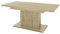 FURNARO DENVER Esstisch ausziehbar Wildeiche teilmassiv bianco geölt BHT 180 220x78x90 cm