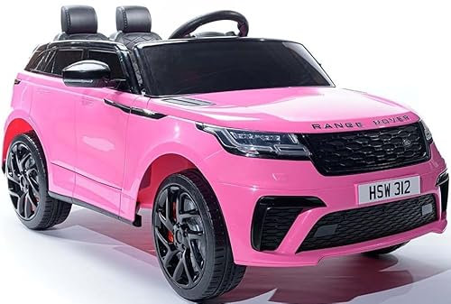 Range Rover Velar Ride on Car Licensed Kids HSE Sport 12v Electric Battery - Pink