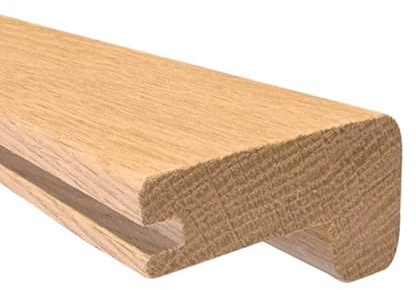 Nez de marche Chêne l.70mm Long. 2m Parquet Ep. 20mm Brut